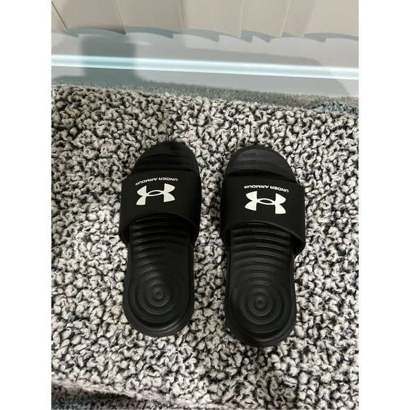 Under Armour Other - UNDER ARMOUR BLACK shoes FLIP FLOPS SIZE 13K